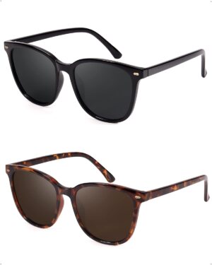 FIMILU 2 Packs Sunglasses for Women...