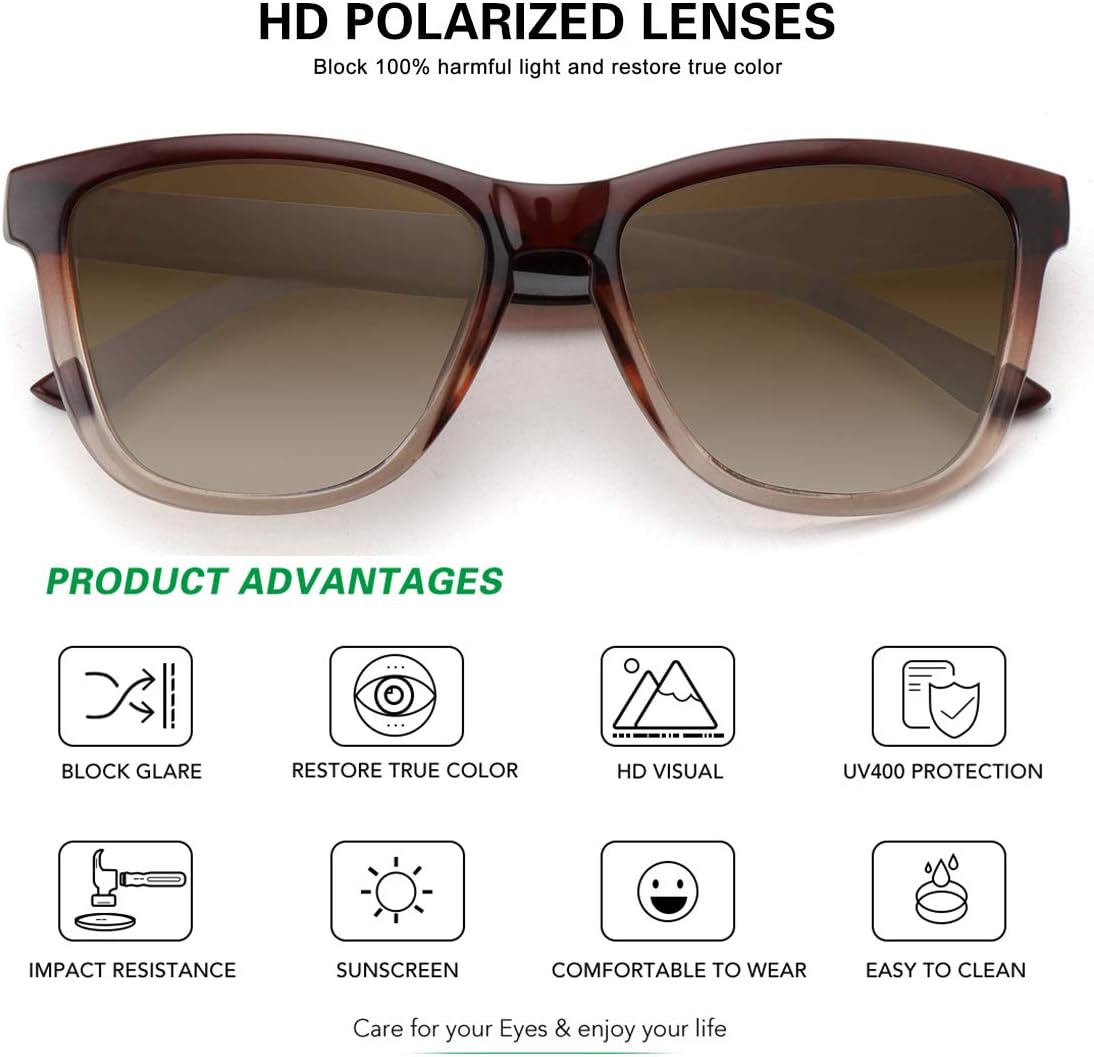 MEETSUN Polarized Sunglasses for Women Men Classic Retro Trendy Designer Style - Image 3