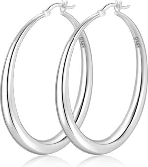 PABBEU Sterling Silver Hoop Earring...