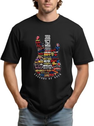 Legends of Rock Graphic T-Shirt, Vi...