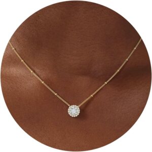 Turandoss Cubic Zirconia Necklace f...