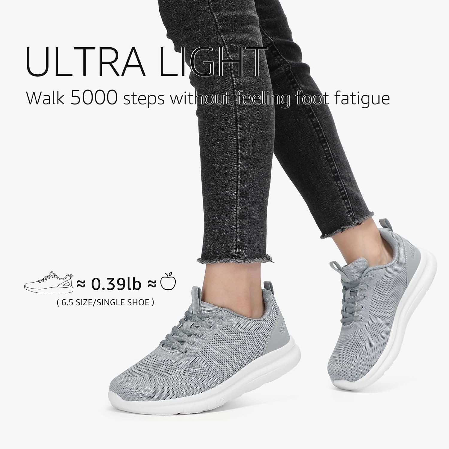 STQ Women's Wide Toe Box Shoes Breathable Mesh Walking Tennis Sneakers - Image 6