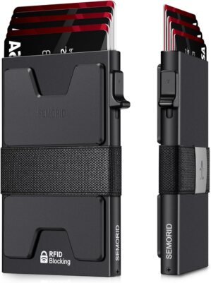 SEMORID RFID Blocking Slim Card Hol...