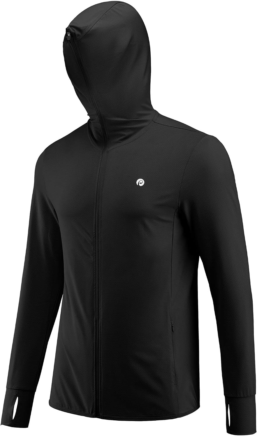 PINSPARK Mens UPF50+ Full Zip Up Hoodies Lightweight Sun Protection Jacket - Image 3
