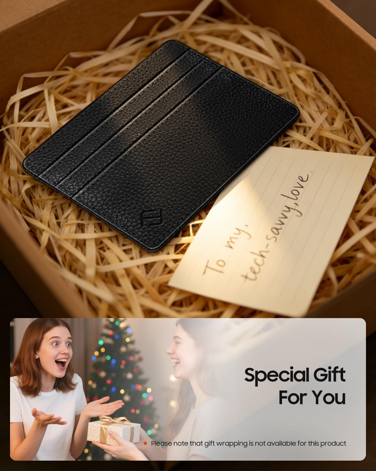 FINTIE Slim Minimalist Front Pocket Wallet RFID Blocking Credit Card Holder - Image 8