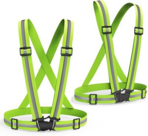2 Packs Reflective Vest Running Gea...