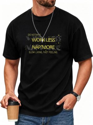 YTD Mens Graphic T-Shirts Short Sle...