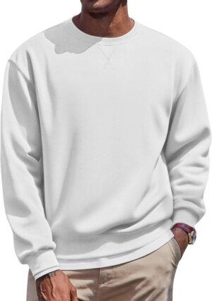 COOFANDY Men’s Fleece Crewnec...