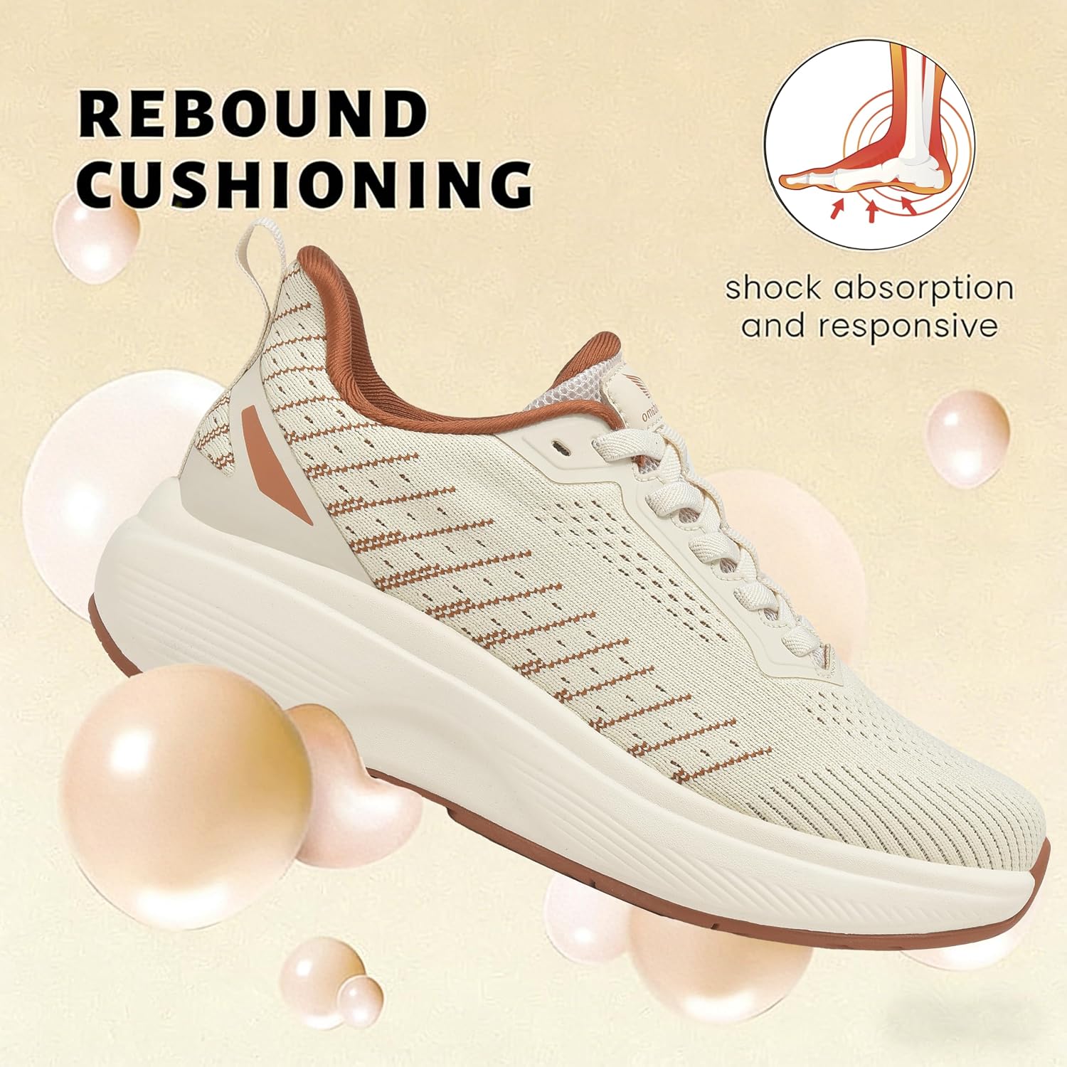 Wondamo Women's Walking Shoes Slip On (Runs Large: Order Size Down) Comfortable Rebound Running Tennis Shoes Lightweight Breathable Non Slip Supportive Casual Athletic Fashion Sneakers - Image 2