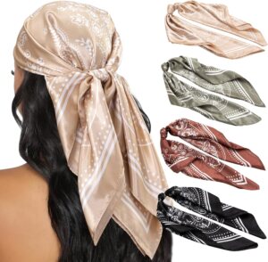 HBselect 4PCS Head Scarf for Women ...