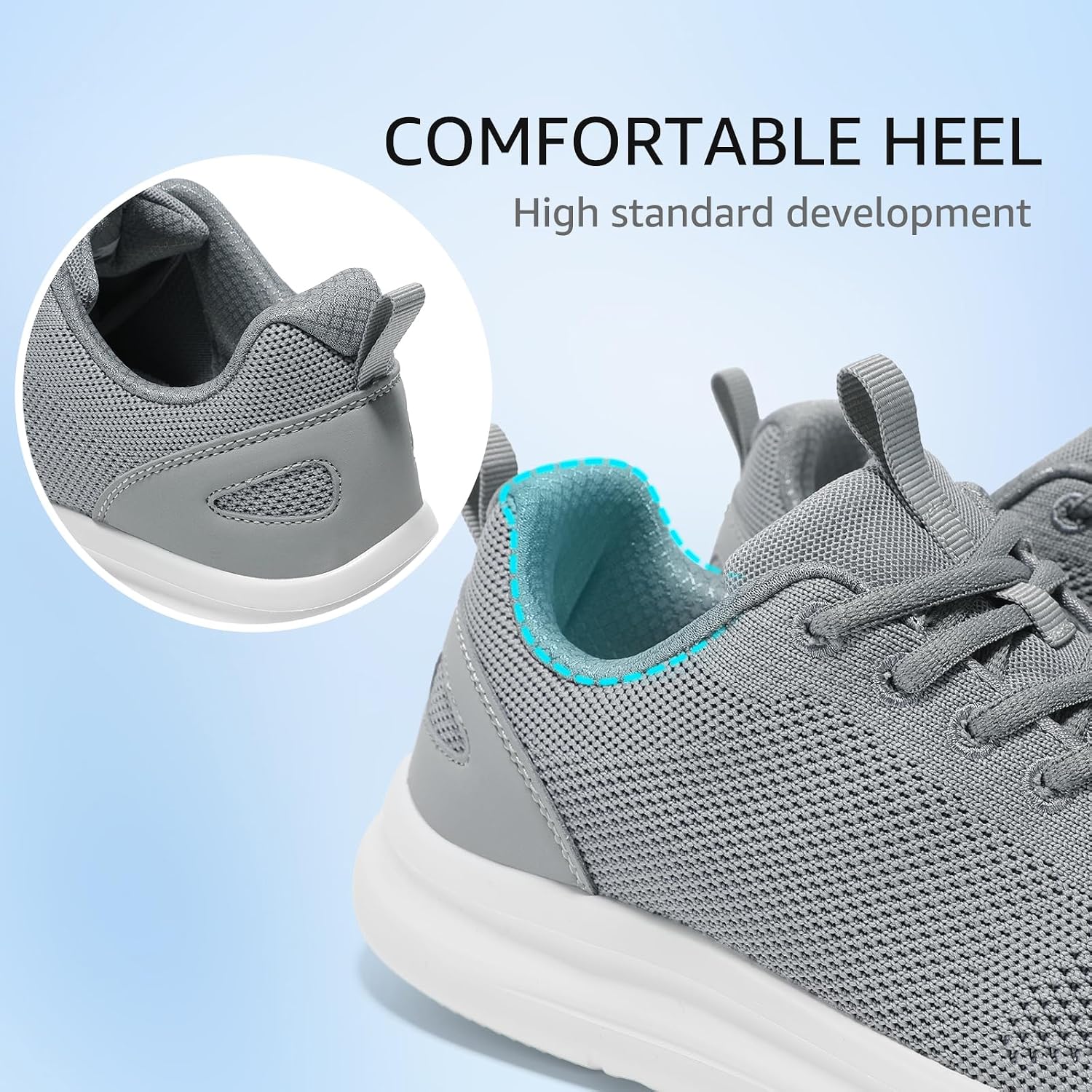 STQ Women's Wide Toe Box Shoes Breathable Mesh Walking Tennis Sneakers - Image 8