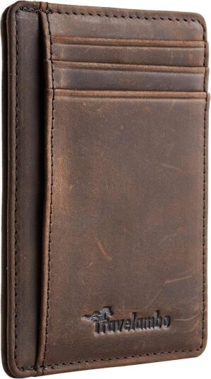 Travelambo Slim Wallet Front Pocket...