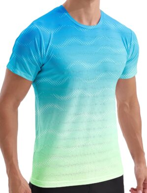 APTRO Mens Dry Fit Workout Shirts Q...