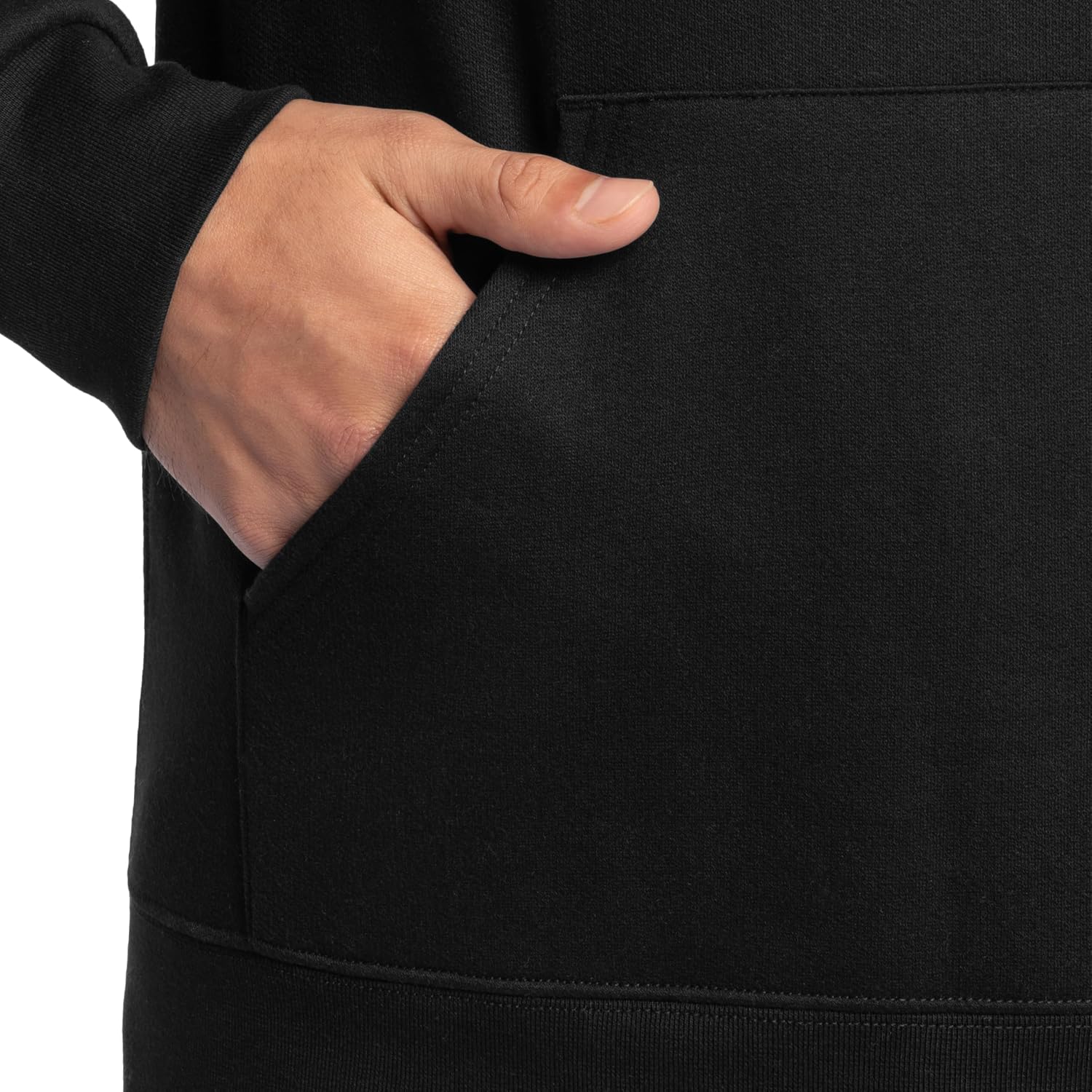 Fruit of the Loom Men's Eversoft Fleece Pullover Hooded Sweatshirt, Moisture Wicking & Breathable - Image 4