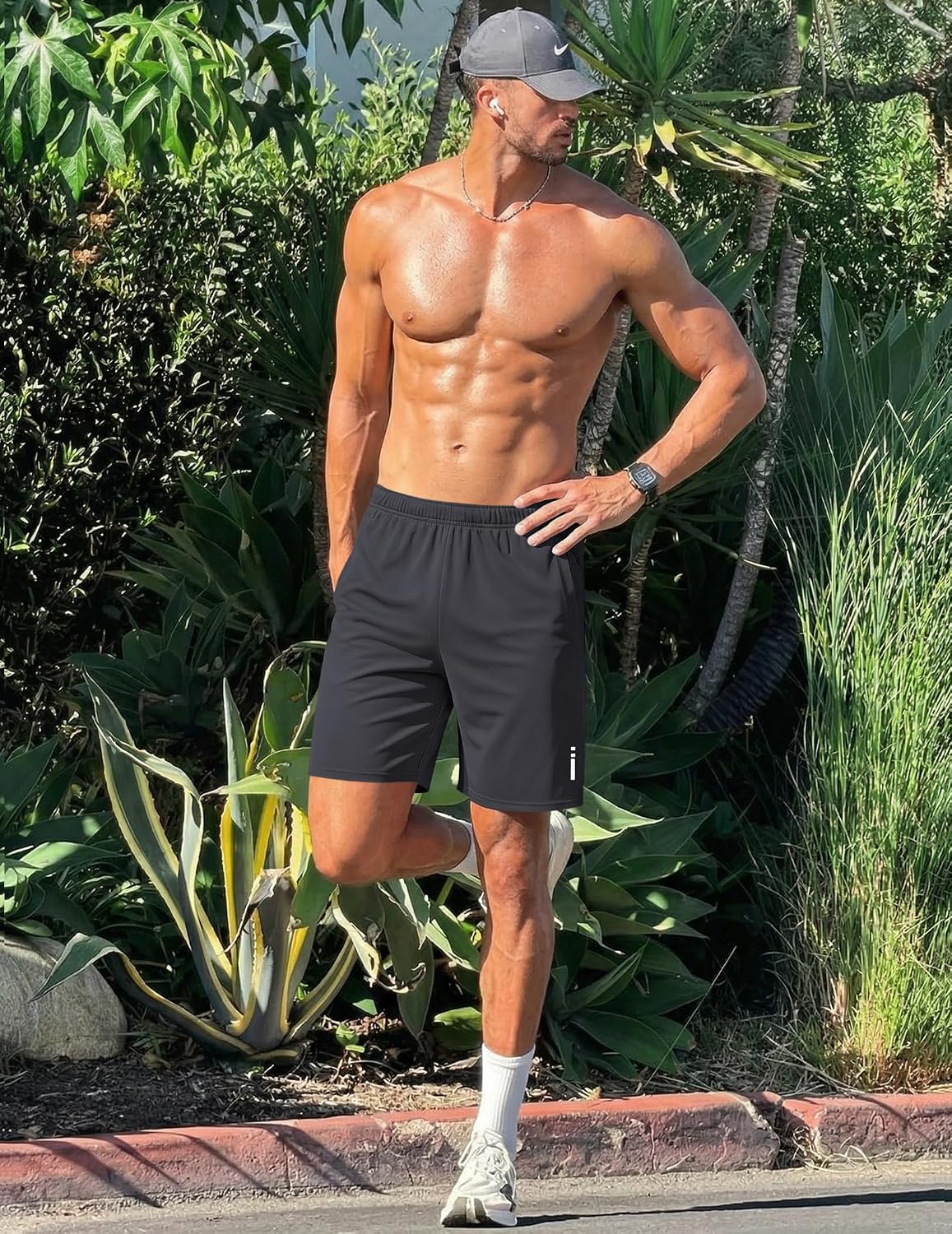 COOFANDY Mens Athletic Running Shorts 7"/ 9" Quick Dry Cool Mesh Gym Shorts - Image 5