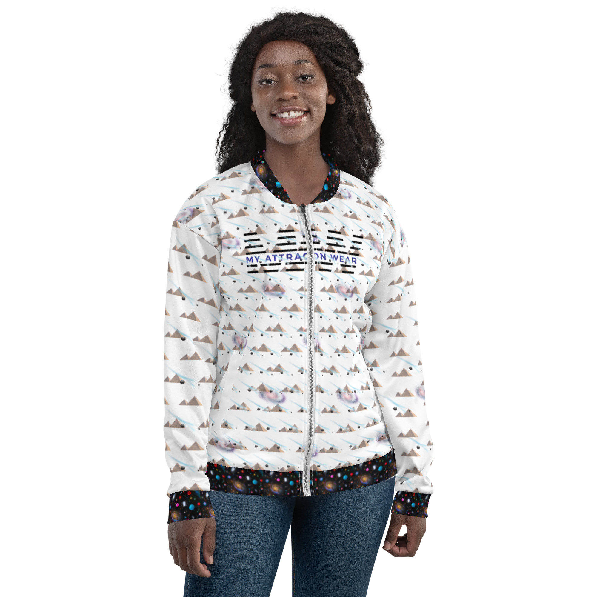 M.A.W. (My Attraction Wear) All-Over Print Unisex Bomber Jacket