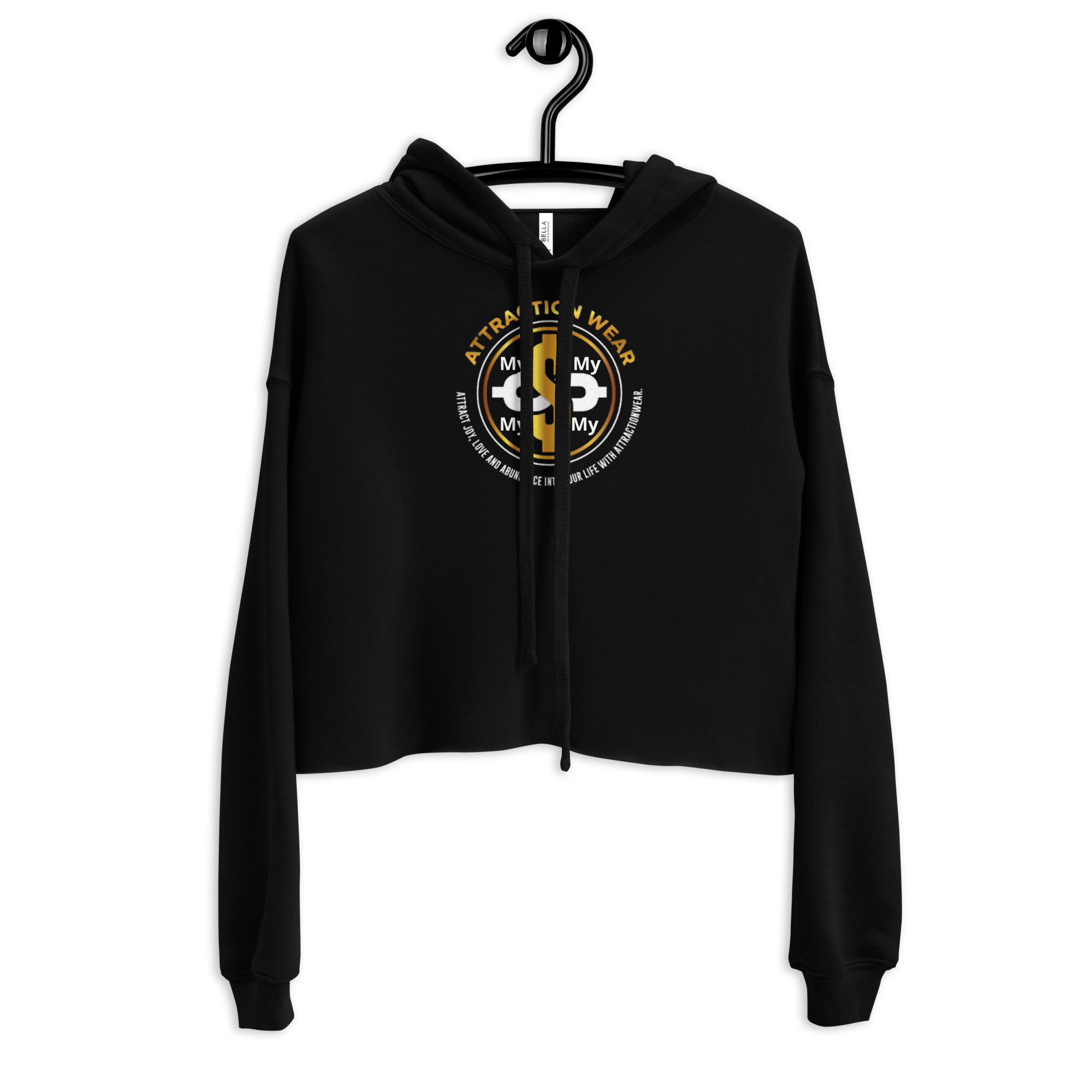 My Attraction Wear - Women's Cropped Hoodie | Bella + Canvas 7502