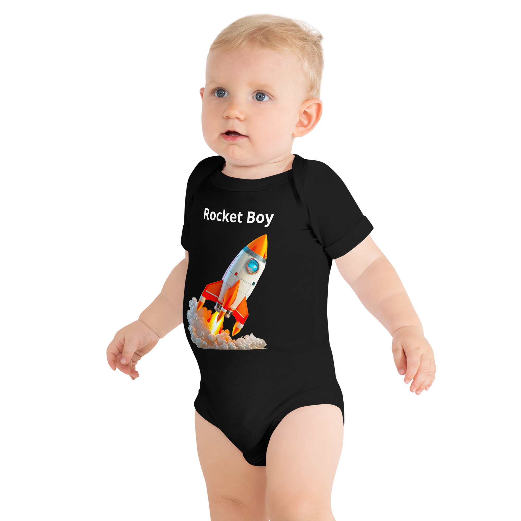 Rocket Boy Baby short sleeve one piece