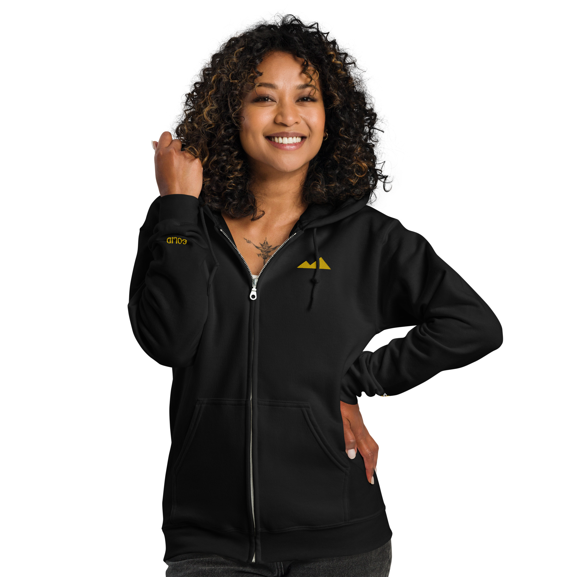 Solid Pyramid Unisex heavy blend zip hoodie