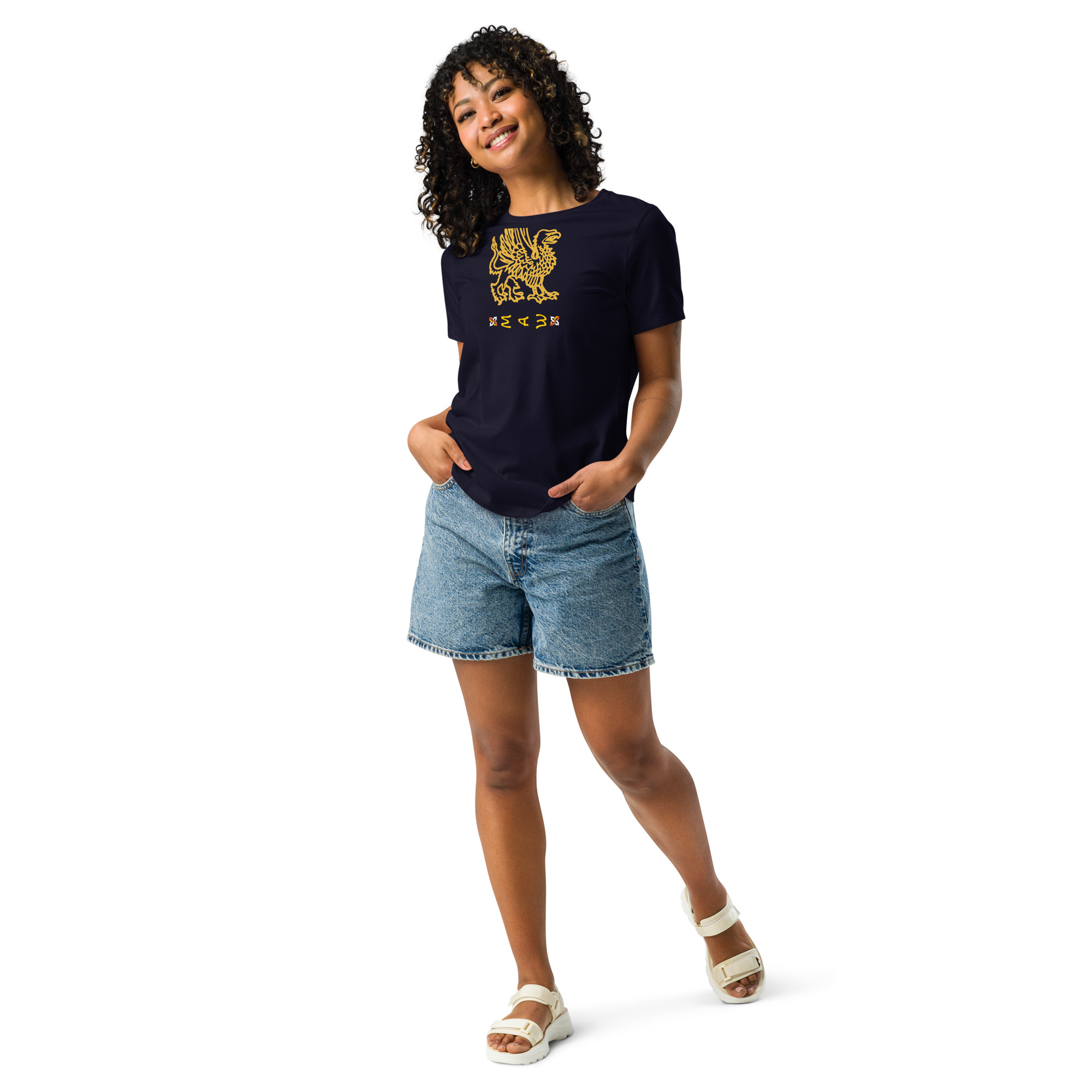The protection of the Golden Griffin M.A.W. Women's Relaxed T-Shirt