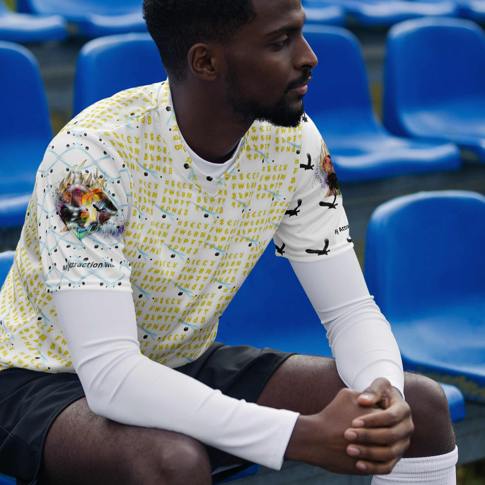 World Money Energy Recycled unisex sports jersey