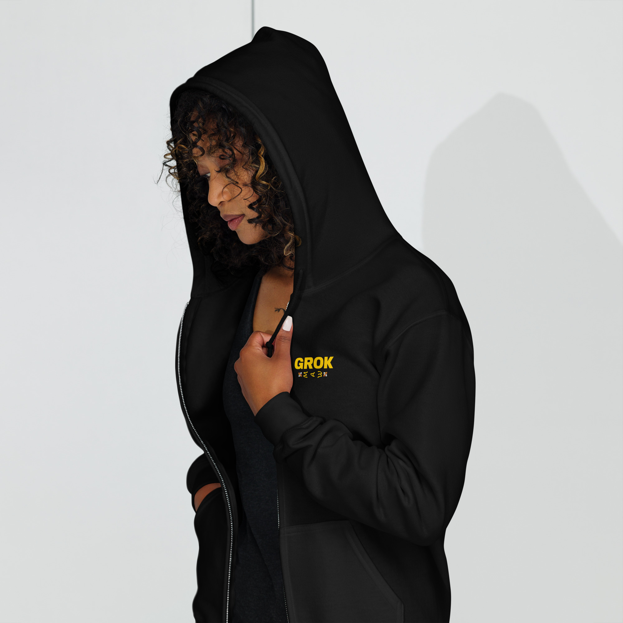 GROK M.A.W. I Understand Deeply. Unisex zip hoodie