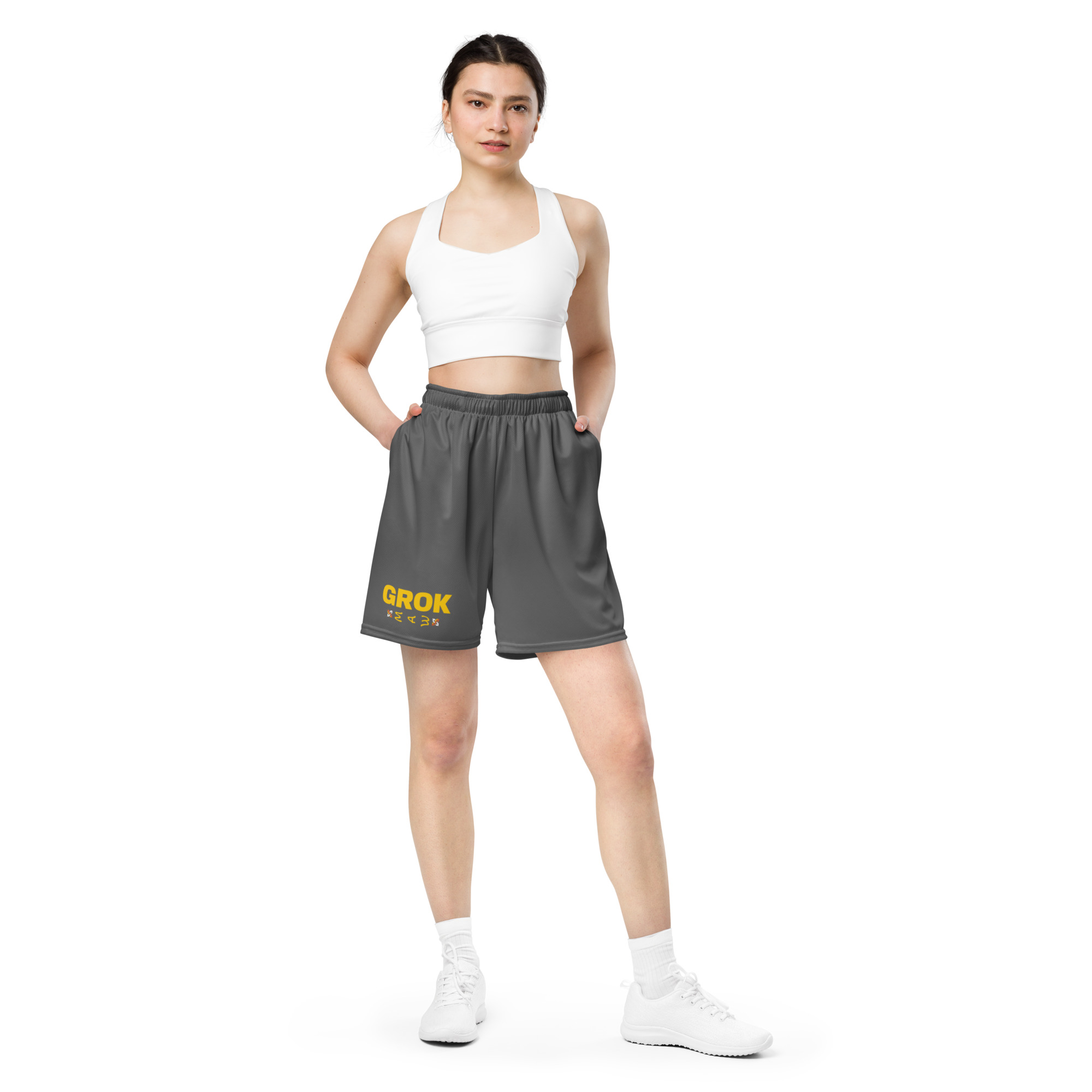 Grok - to understand deeply - Unisex mesh shorts