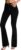 roswear Women’s Trendy Stretchy Flare Jeans Mid Rise Bootcut Curvy Denim Pants