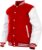 Deckra Men’s Varsity Jacket Genuine Leather Sleeve and Wool Blend Letterman Boys College Varsity Jackets XS-5XL