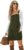 CUPSHE Women Corduroy Square Neck Wide Strap Fall Overall Mini Dress