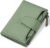 Airkit Small Wallet Women RFID Blocking Soft Leather Bifold Compact Card Holder Wallet for Women with Zipper Coin Pocket 4 ID Window