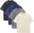 KEEPSHOWING Mens Oversized T Shirts Acid Wash Loose Fit Vintage Washed Tee Shirt Short Sleeve Streetwear Casual T-Shirts