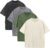 KEEPSHOWING Mens Oversized T Shirts Acid Wash Loose Fit Vintage Washed Tee Shirt Short Sleeve Streetwear Casual T-Shirts