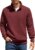 COOFANDY Mens Quarter Zip Pullover Sweatshirt Casual Mock Neck Sweater 2026